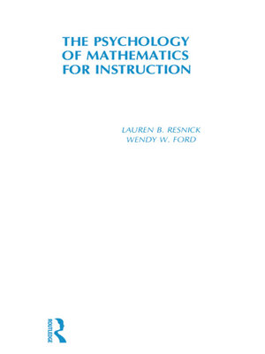 cover image of Psychology of Mathematics for Instruction